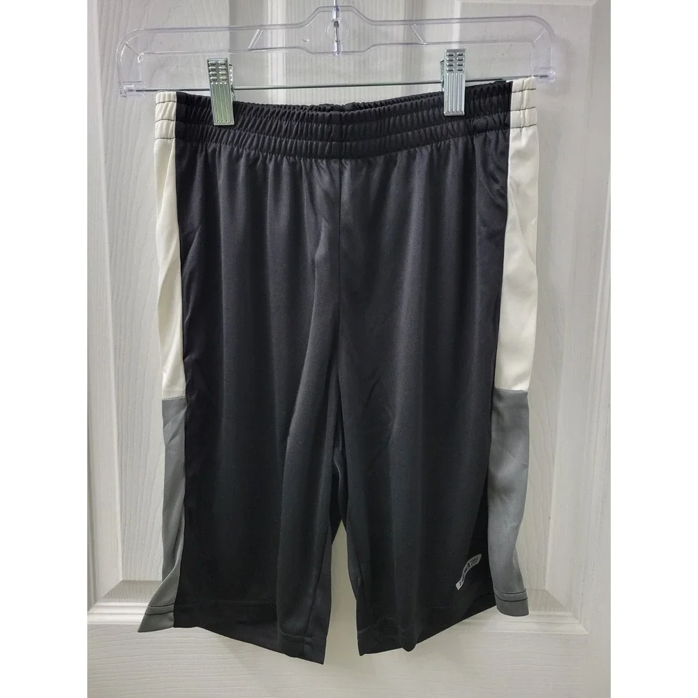 Hind Boys Size Medium (10/12) 3 Piece Set Shirt Shorts Tank Black/Gray/White NWT